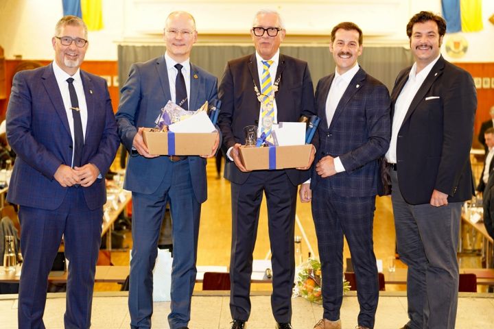 Bludenzer Delegation bei Bürgermeister-Wechsel in Plettenberg